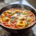Käsige Tomaten-Tortellini-Suppe: Herzhaft und einfach lecker!