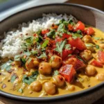 Kichererbsen-Curry mit Kokosmilch