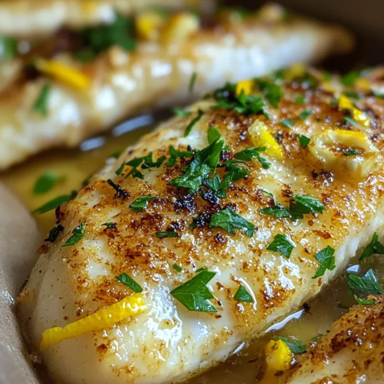 Knoblauchbutterfilet aus dem Meer einfach zubereiten!