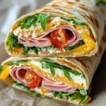 Ku00e4se Schinken Wraps: Das einfache Rezept fu00fcr leckere Wraps