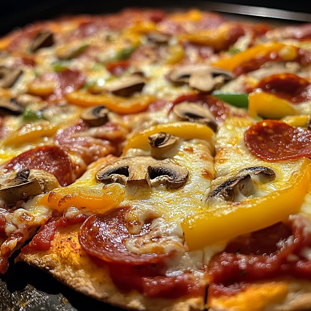 Low Carb Schüttelpizza