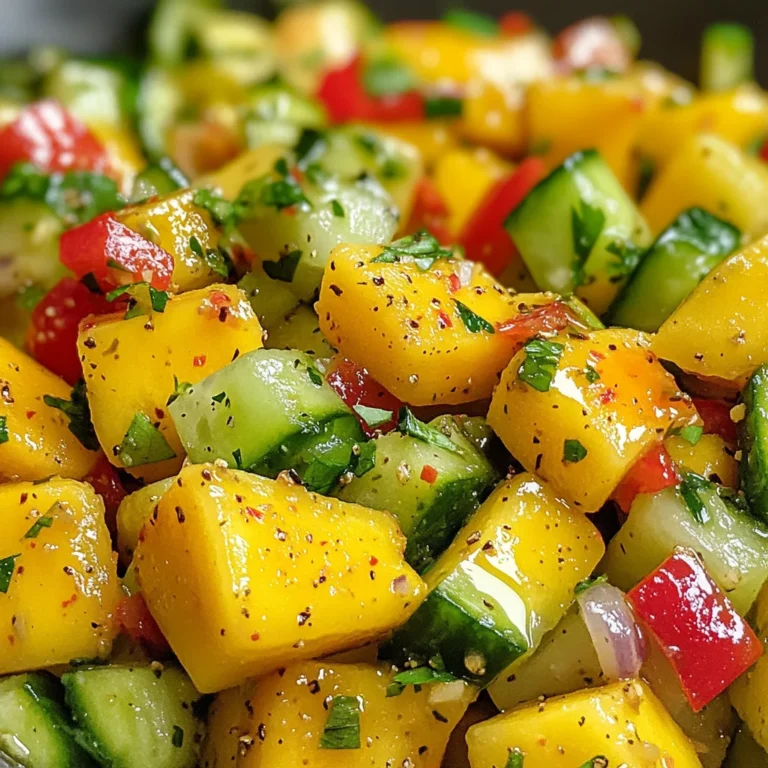 Mango-Gurken-Salat Rezept