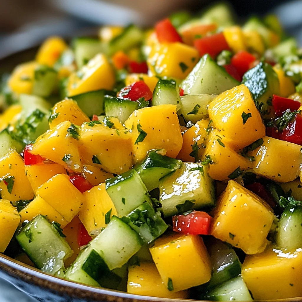 Mango-Gurken-Salat
