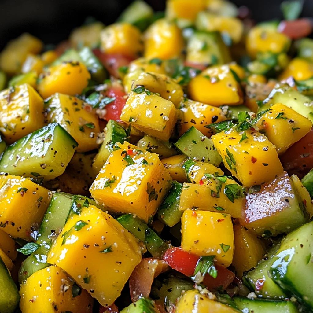 Mango-Gurken-Salat
