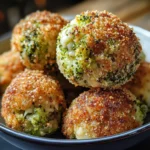 Parmesan-Brokkoli-Bällchen aus der Heißluftfritteuse