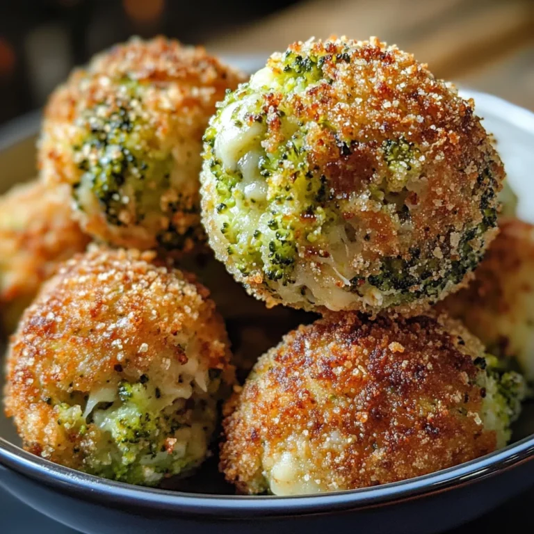 Parmesan-Brokkoli-Bällchen aus der Heißluftfritteuse