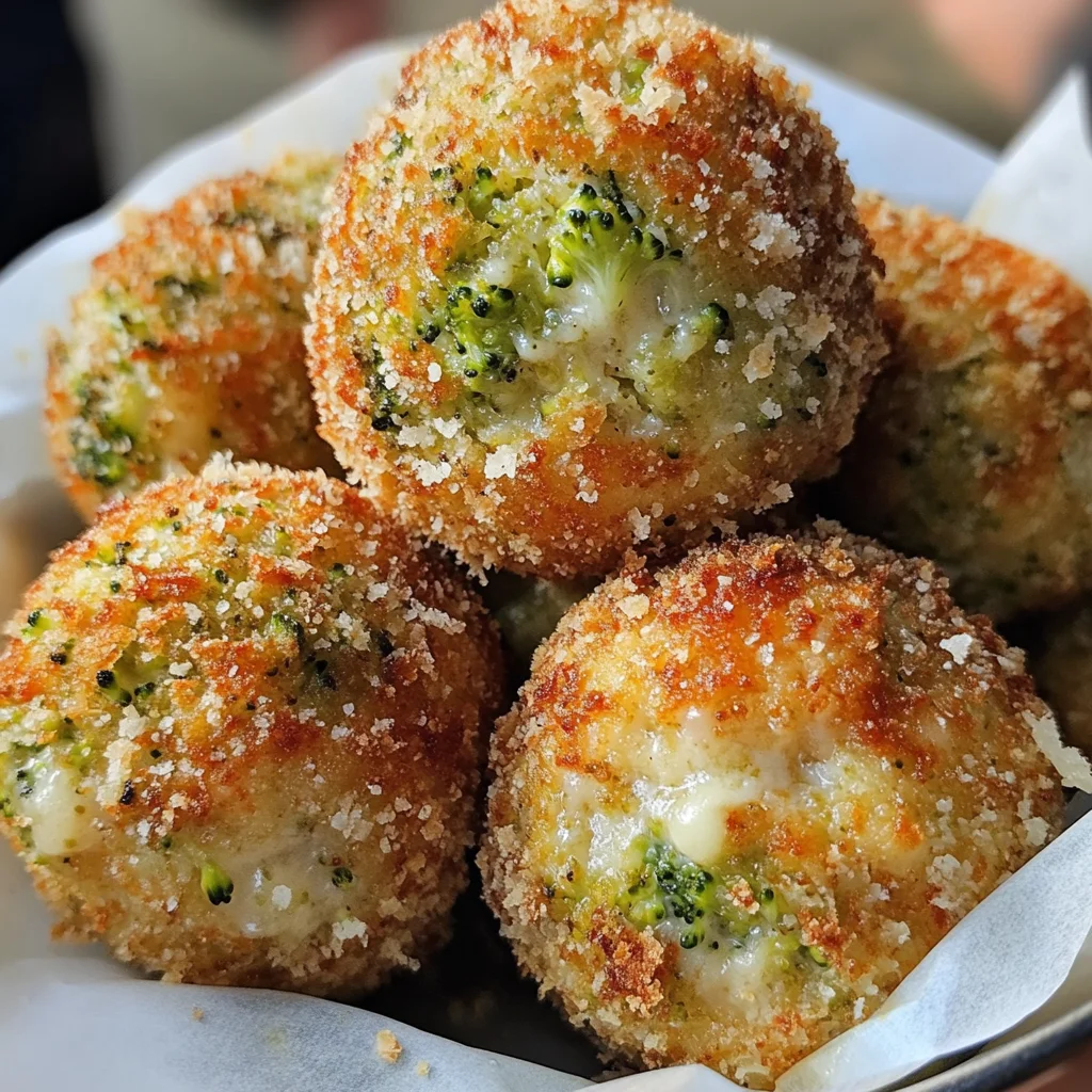 Parmesan-Brokkoli-Bällchen