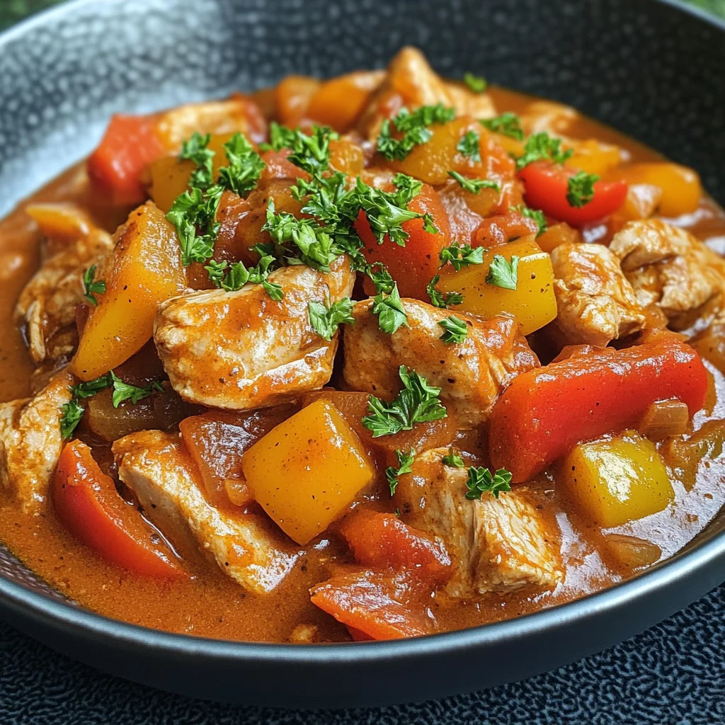 Putengulasch einfach zubereiten für die Familie