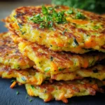 Reibekuchen mit Zucchini und Karotten