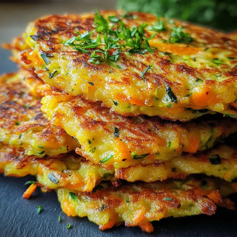 Reibekuchen mit Zucchini und Karotten