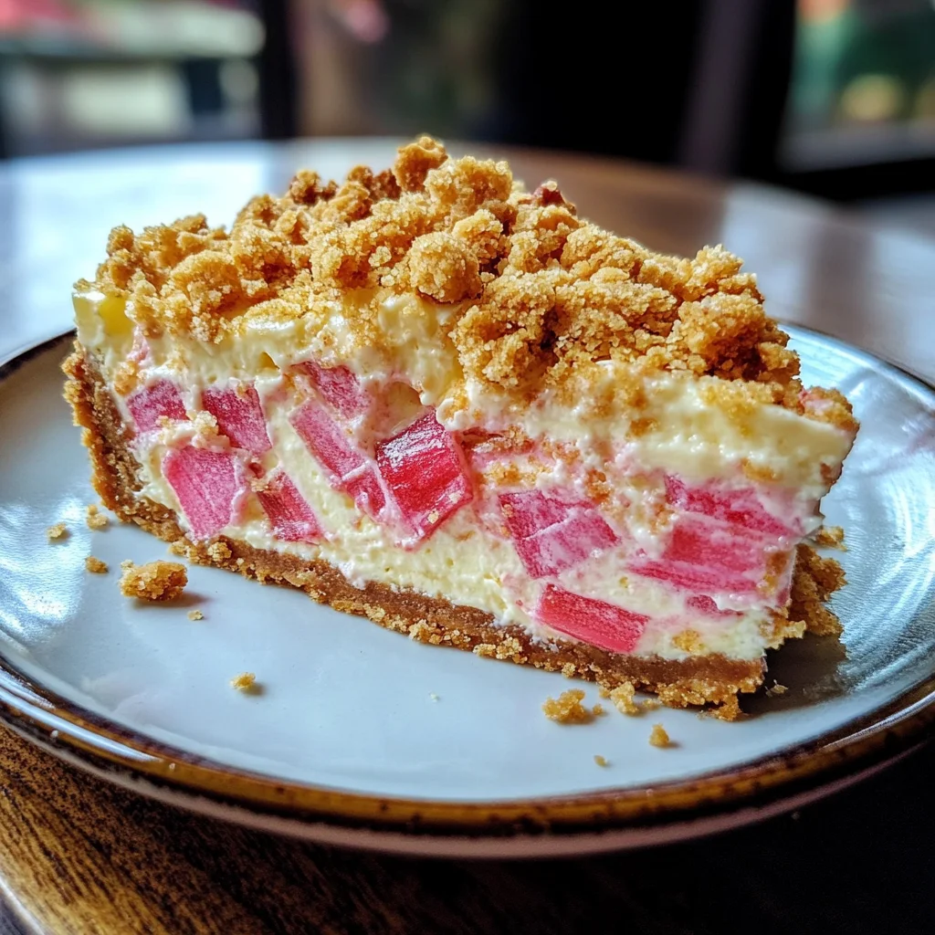 Rhabarber-Cheesecake