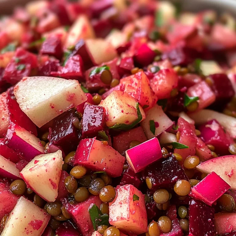 Rote Bete Linsen Salat