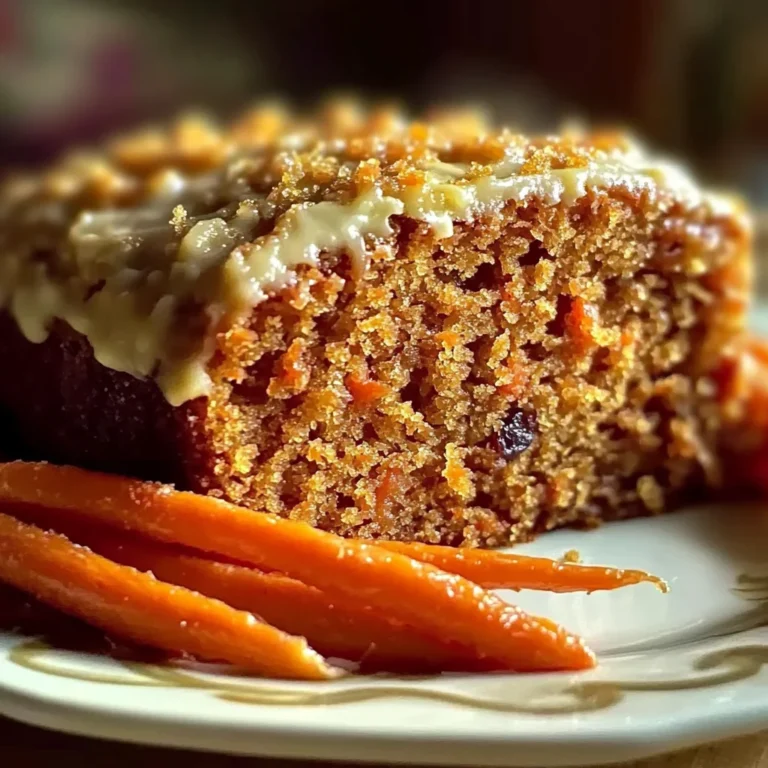 Saftiger Möhrenkuchen