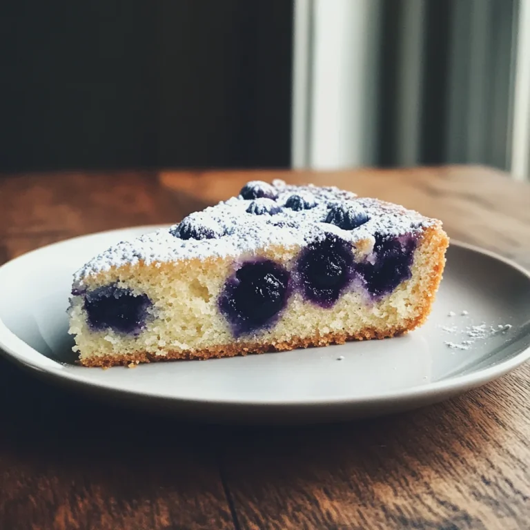 Schneller Heidelbeerkuchen mit Joghurt – Saftig, fruchtig und einfach