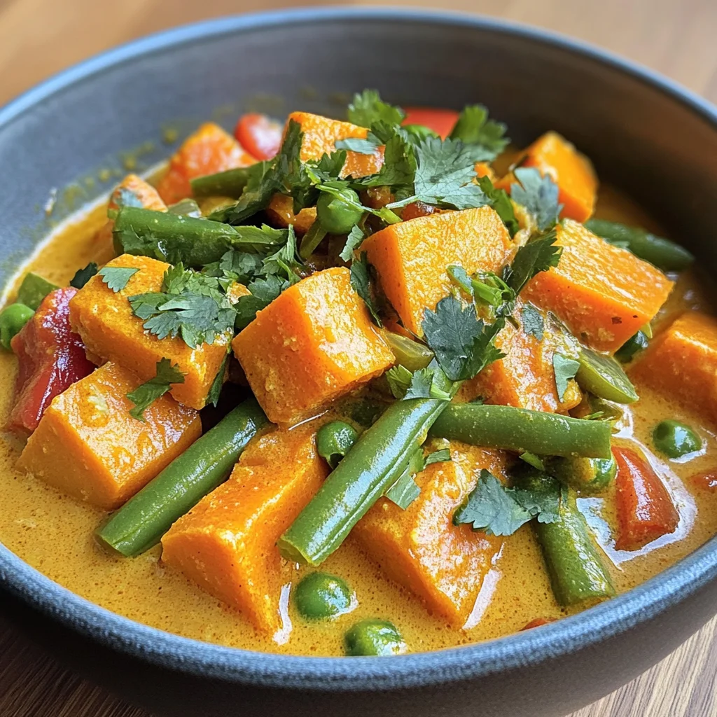 Süßkartoffel-Kokos-Curry: