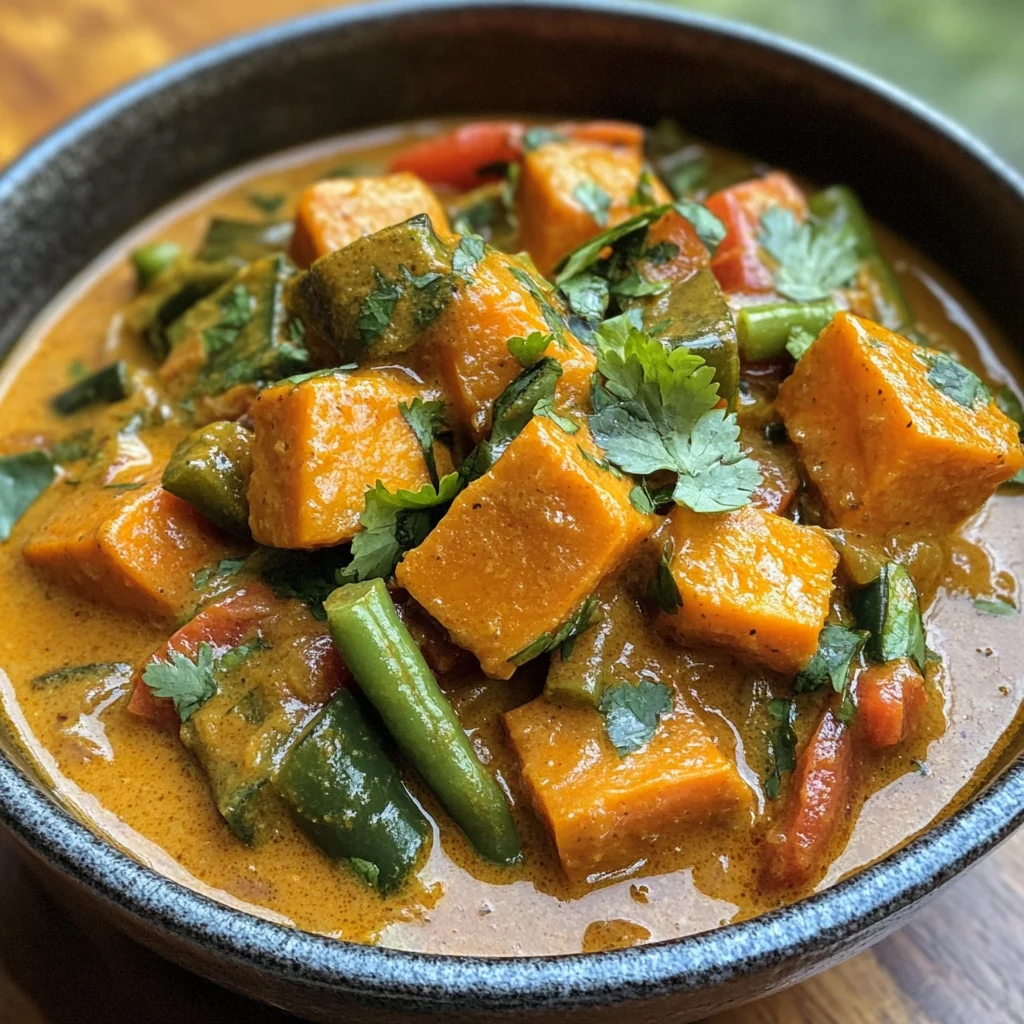 Süßkartoffel-Kokos-Curry:
