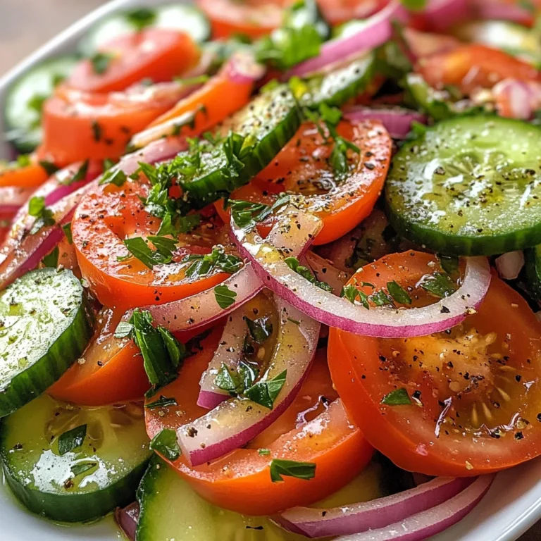 Tomaten Gurken Salat: Frisch, Schnell & Einfach!
