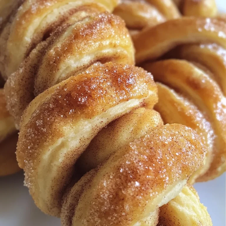 Zimt-Zucker-Twists aus Blätterteig