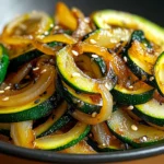 Zucchini & Zwiebel: Schnelles Keto-Stir-Fry Rezept