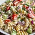 🥗 Leichter Nudelsalat mit Joghurt-Dressing